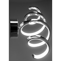 Nástenné LED svietidlo VORTEX long - 18W - chrómové