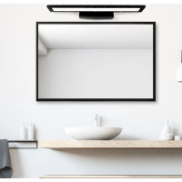 Nástenné LED svietidlo nad zrkadlo FLAT - 80 cm - 7W - čierne