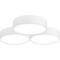 Stropné svietidlo COLE trio round - 49x46x8 cm - biele