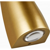 Nástenné LED svietidlo HOURGLASS - 10W - zlaté