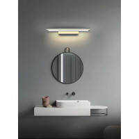 Nástenné LED svietidlo nad zrkadlo FLAT - 40 cm - 7W - chrómové