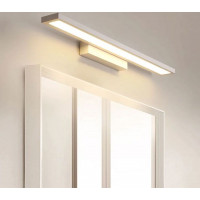 Nástenné LED svietidlo nad zrkadlo FLAT - 40 cm - 7W - chrómové