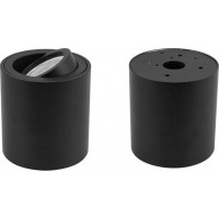 Stropné svietidlo DOT s výklopnou šošovkou - čierne