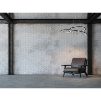 Stropné LED svietidlo ROLLY 75W - čierne + ovládač