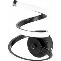 Nástenné LED svietidlo VORTEX half short - 18W - čierne