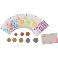 GOKI Detské peniaze s kreditnou kartou - Zvieratkové eurá