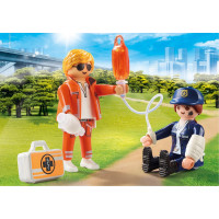 PLAYMOBIL® Duo Pack 70823 Pohotovostný lekár a policajtka