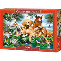 CASTORLAND Puzzle Letní priatelia 500 dielikov