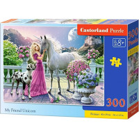 CASTORLAND Puzzle Môj priateľ jednorožec 300 dielikov