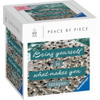 RAVENSBURGER Puzzle Peace by Piece: Beeing yourself is what makes you unique 99 dielikov