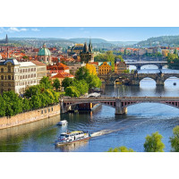 CASTORLAND Puzzle Pražské mosty 500 dielikov