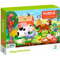 DODO Puzzle Zvieratá: Dobrodružstvo na vidieku 60 dielikov
