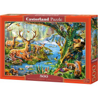 CASTORLAND Puzzle Život v lese 500 dielikov