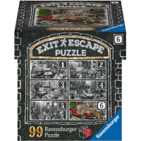 RAVENSBURGER Únikové EXIT puzzle Strašidelné sídlo 6: V garáži 99 dielikov
