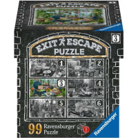 RAVENSBURGER Únikové EXIT puzzle Strašidelné sídlo 3: V zimnej záhrade 99 dielikov