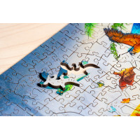 RAVENSBURGER Drevené puzzle Tiger v džungli 500 dielikov