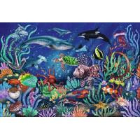 RAVENSBURGER Drevené puzzle V mori 500 dielikov