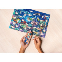 RAVENSBURGER Drevené puzzle V mori 500 dielikov