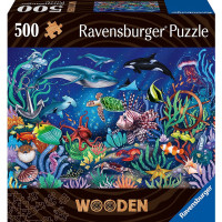 RAVENSBURGER Drevené puzzle V mori 500 dielikov