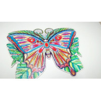 Drevené puzzle Motýľ XL 191 dielikov v darčekovej krabičke