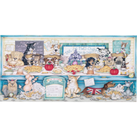 GIBSONS Panoramatické puzzle Ocasok dvoch čiperkov 636 dielikov