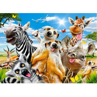 CASTORLAND Puzzle Africkej selfie 200 dielikov
