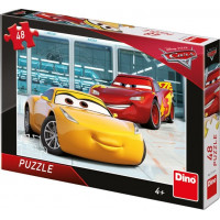 DINO Puzzle Autá: Príprava 48 dielikov