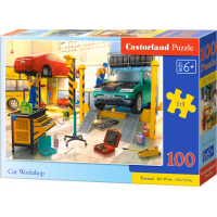 CASTORLAND Puzzle Autoservis 100 dielikov