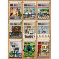 GRAFIKA Puzzle Interiér domu 3000 dielikov