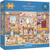 GIBSONS Puzzle Klobúky od Hetty 500 dielikov