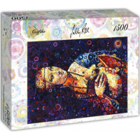 GRAFIKA Puzzle Leonardo da Vinci: Dáma s hranostajom od Sally Rich 1500 dielikov