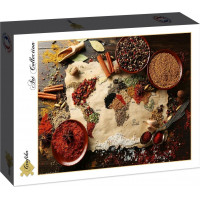 GRAFIKA Puzzle Mapa sveta z korenia 2000 dielikov