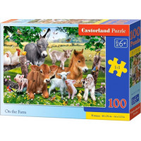 CASTORLAND Puzzle Na farme 100 dielikov