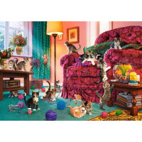 CASTORLAND Puzzle Nezbedné mačiatka 500 dielikov