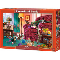 CASTORLAND Puzzle Nezbedné mačiatka 500 dielikov