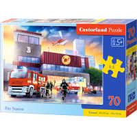 CASTORLAND Puzzle Požiarna stanica 70 dielikov