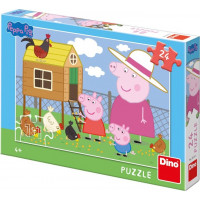 DINO Puzzle Prasiatko Peppa 24 dielikov