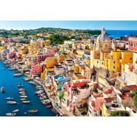 CASTORLAND Puzzle Prístav Corricella, Taliansko 500 dielikov