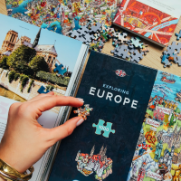 GIBSONS Puzzle Putovanie po Európe 1000 dielikov