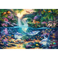 CASTORLAND Puzzle Raj v džungli 1500 dielikov