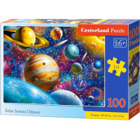 CASTORLAND Puzzle Slnečná sústava 100 dielikov