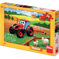 DINO Puzzle Traktor Zetor na poli 24 dielikov
