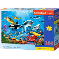 CASTORLAND Puzzle Tropický podvodný svet 200 dielikov