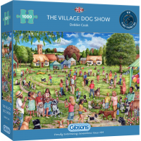 GIBSONS Puzzle Dedinská psia súťaž 1000 dielikov