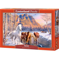 CASTORLAND Puzzle Zimné topenie 500 dielikov