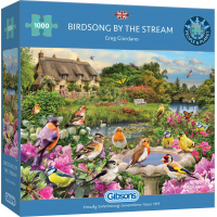 GIBSONS Puzzle Spev vtákov pri potoku 1000 dielikov