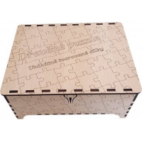 FA LIXEN Drevené puzzle Nákladné autá XL 389 dielikov v darčekovej krabičke