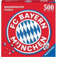 RAVENSBURGER Okrúhle puzzle FC Bayern Logo 500 dielikov