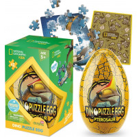 CUBICFUN Obojstranné puzzle vo vajci National Geographic: Pterosaur 63 dielikov