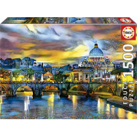 EDUCA Puzzle Bazilika Sv.Petra a Anjelský most 1500 dielikov